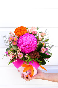 "Little Thanks" Petite Box of Mixed Fresh Blooms - Designer Choice