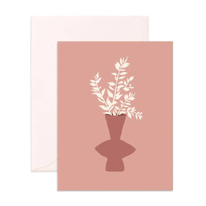 Cute Flower Vase Card