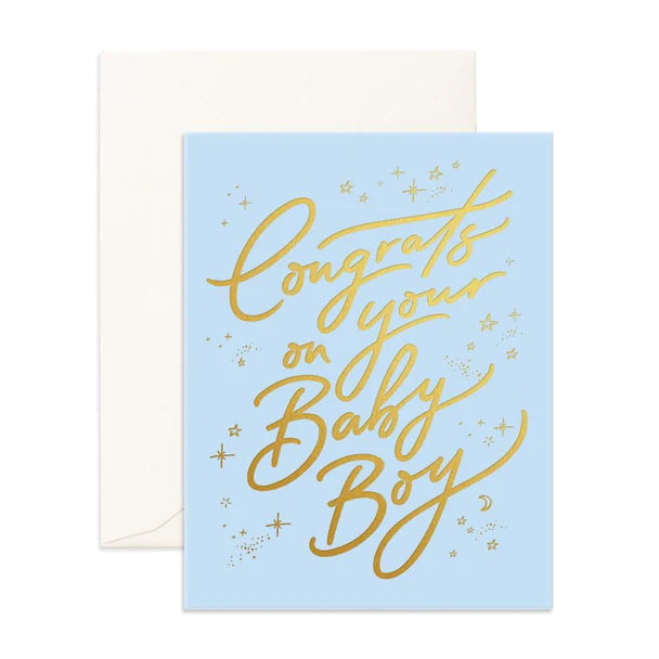 Congrats on your Baby Boy Card
