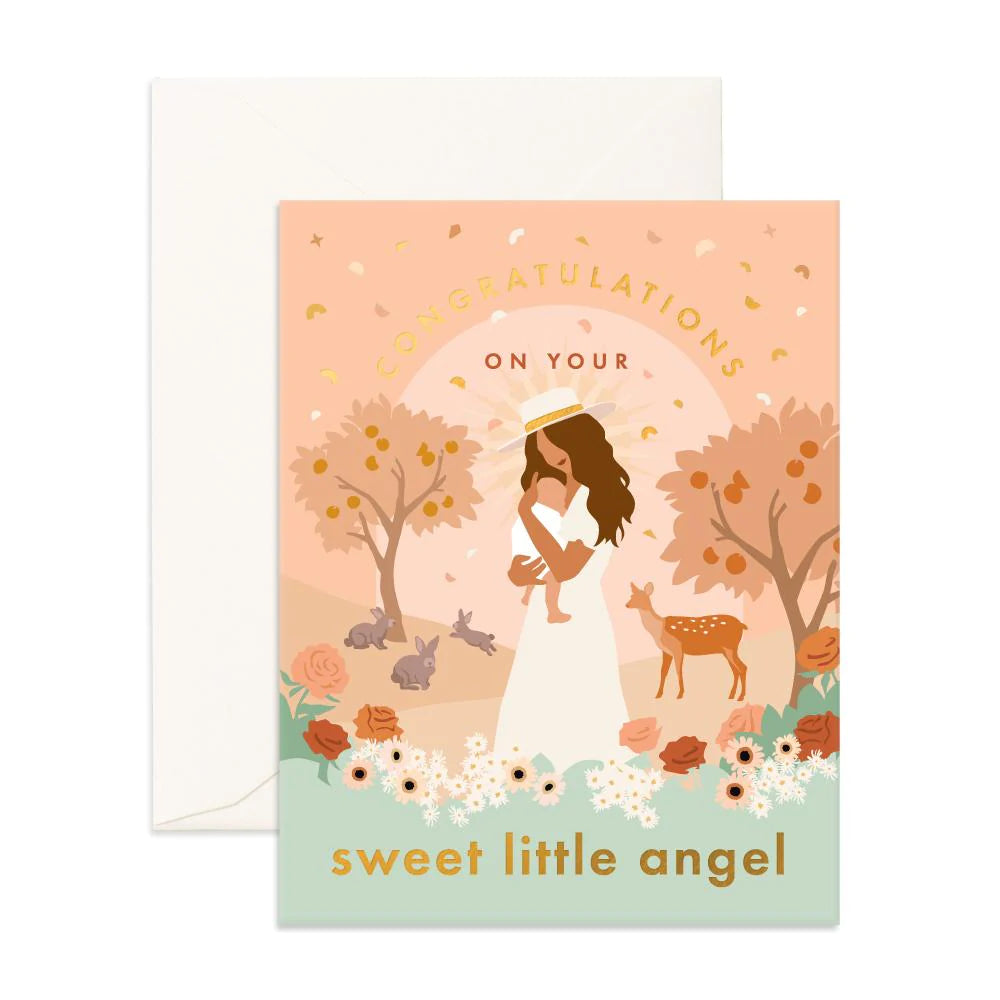 Congratulations Sweet Angel Card