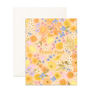 Thankyou Floralscape Card