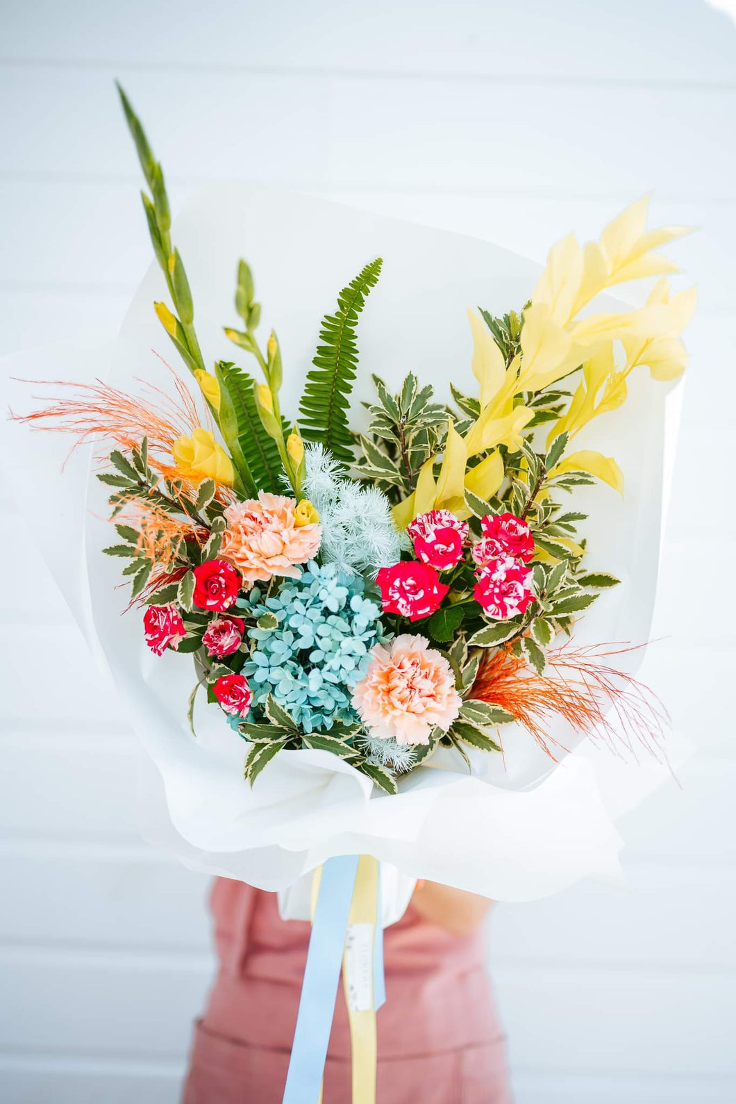 Fresh Flower Wrapped Bouquet - Designer Choice